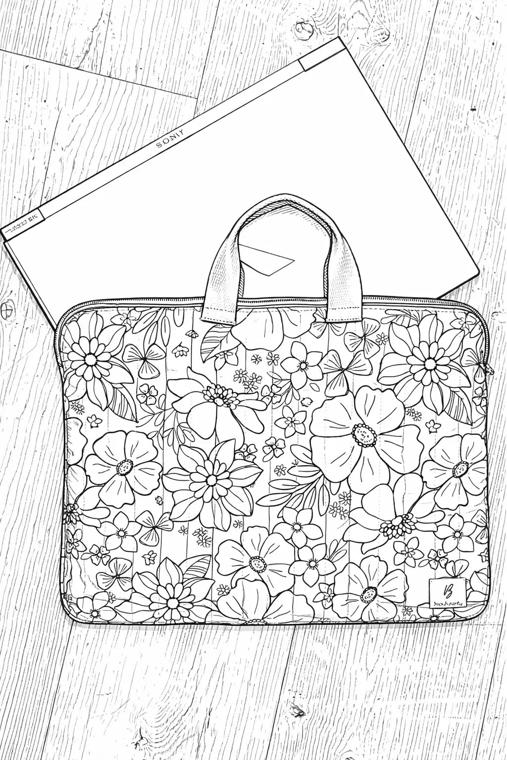 BisouProto Sacoche ordinateur SURPRISE BisouButterfly