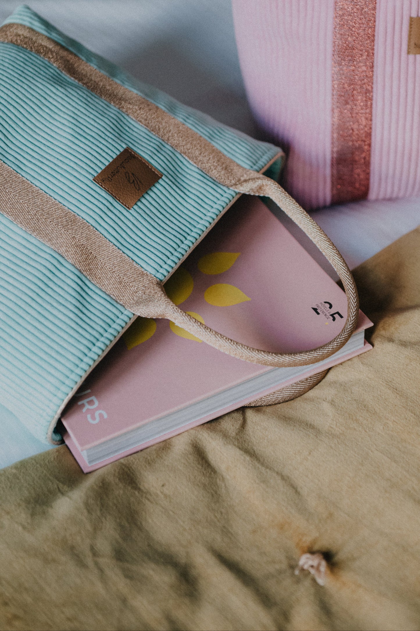 Sac à main JEANNE Menthe anse doré