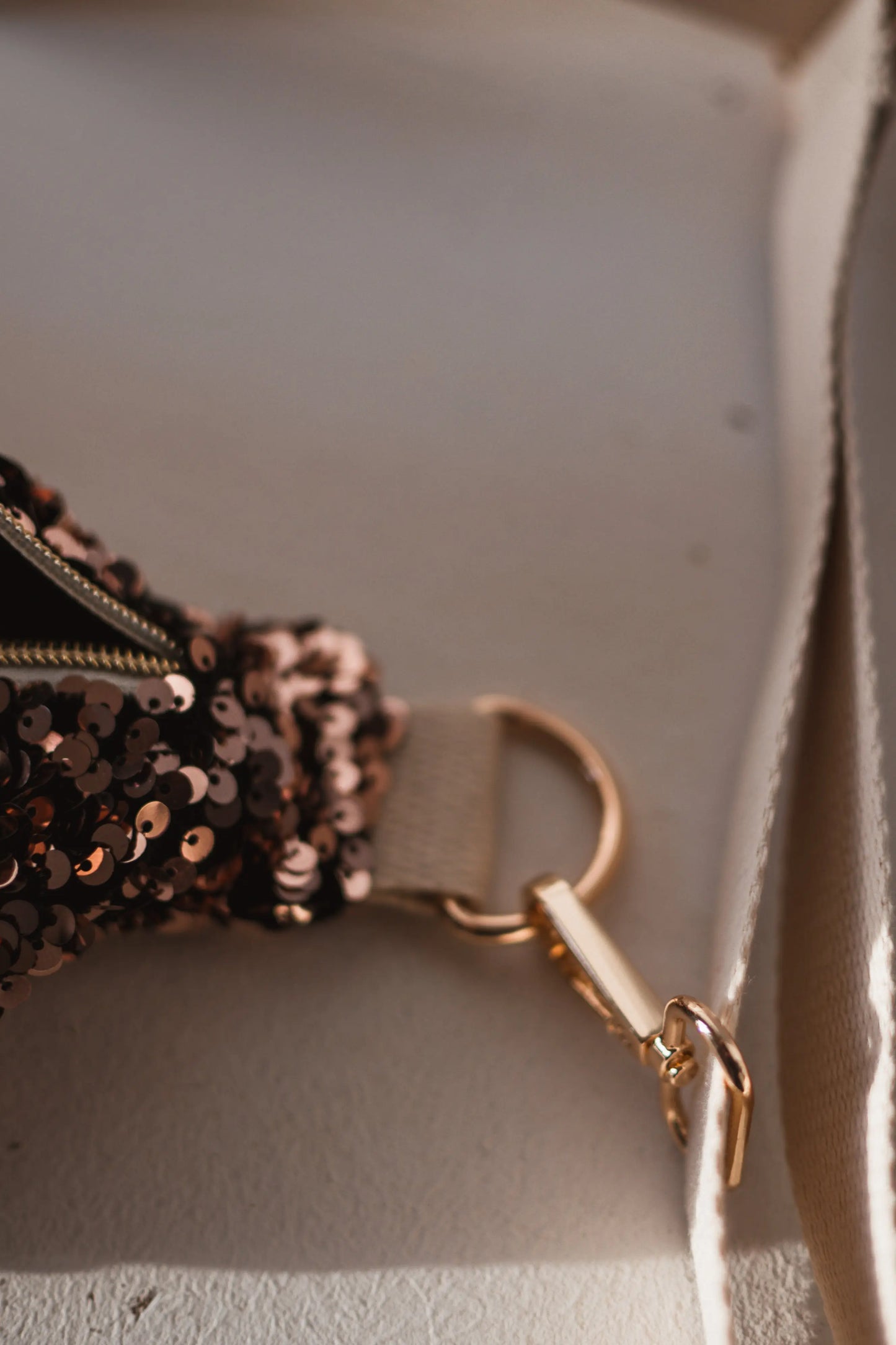 sac banane paillettes rose