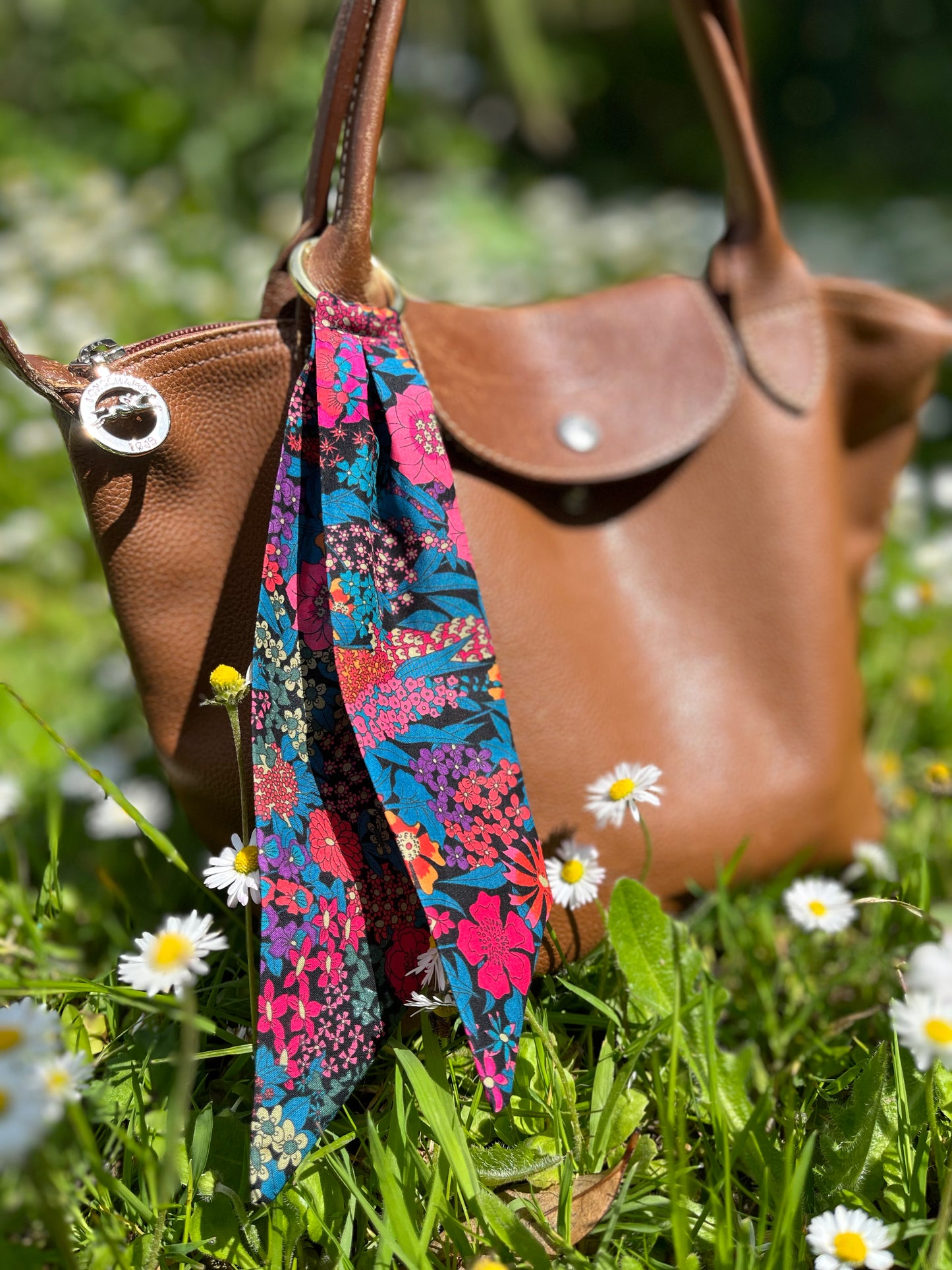 Bijoux de sac/ porte clé en Liberty