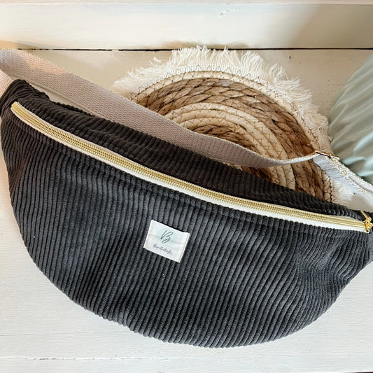 Sac banane femme noir