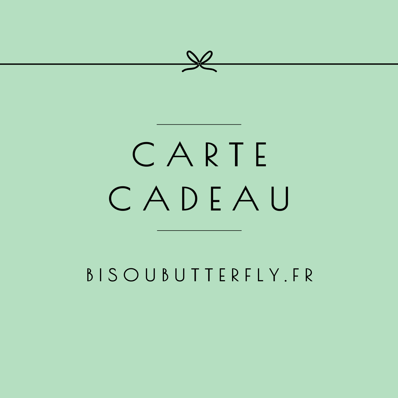 Carte-Cadeau BisouButterfly