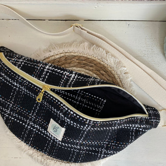 Sac Banane lainage lurex brillant multicolore