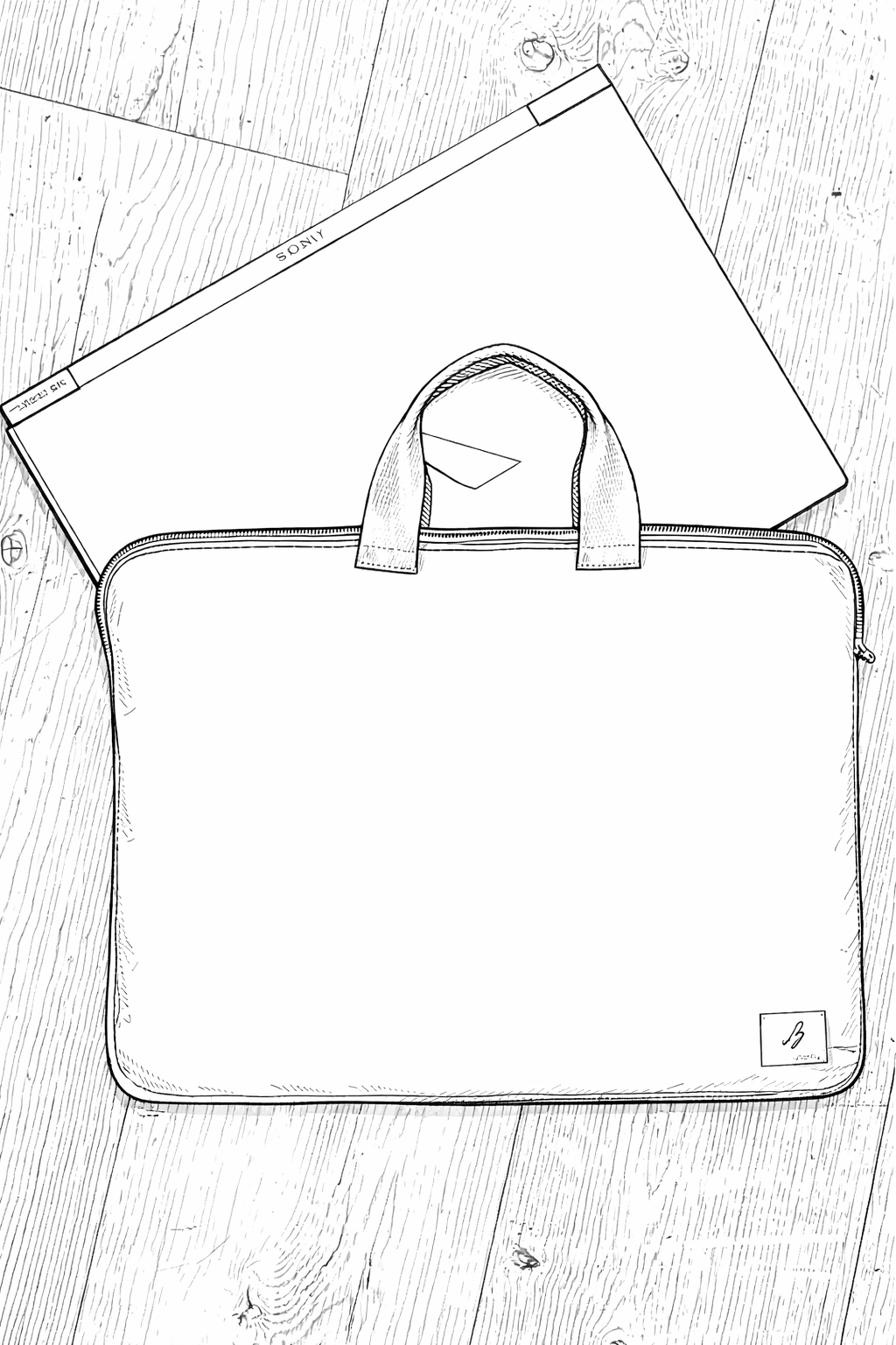 BisouProto Sacoche ordinateur SURPRISE