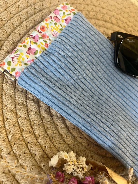 Étui à lunettes velours côtelé crème (Copie) BisouButterfly