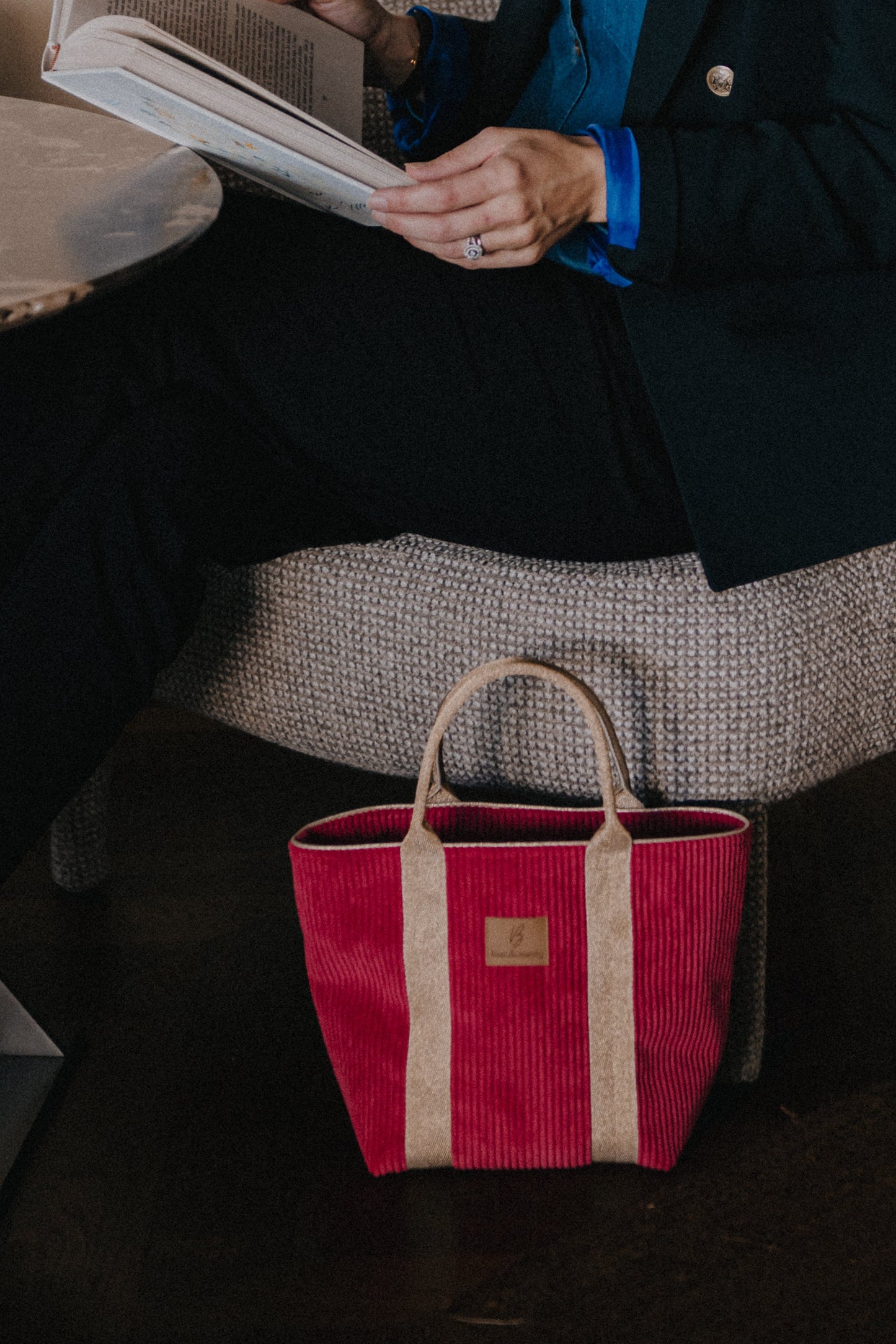 Sac à main JEANNE Fuchsia anse doré