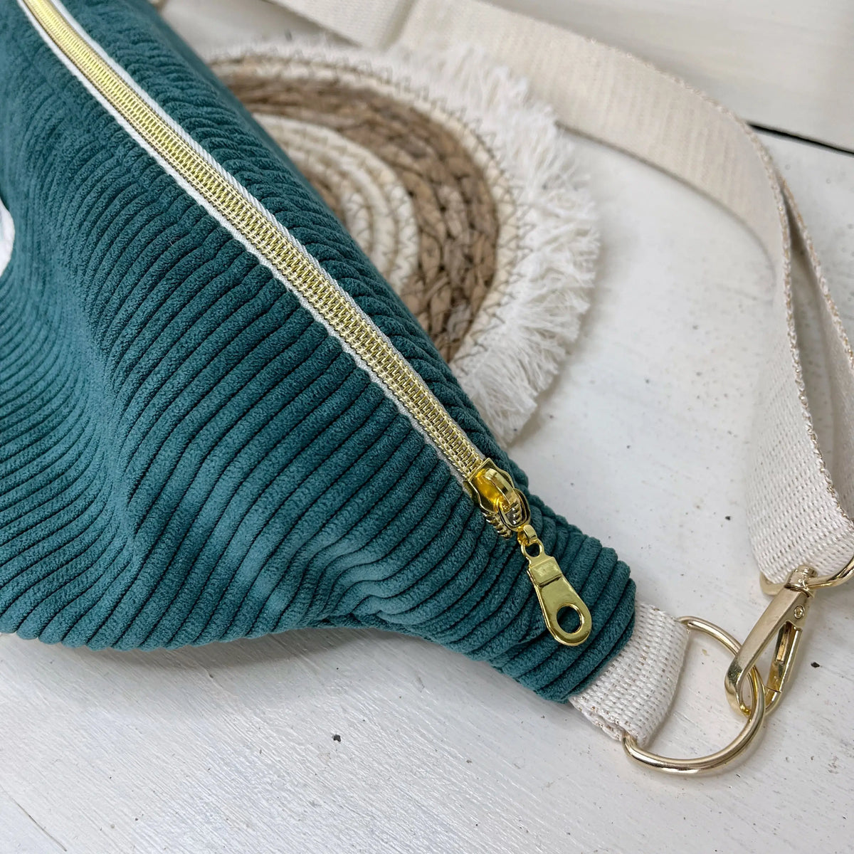Sac Banane en Velours Côtelé Marron Avec Fermeture Éclair - Pour Sports de Plein Air, Voyage, Course, École, Vélo - Pour Femmes, Garçons Sac Banane en Velours Côtelé Marron Avec Fermeture Éclair - Pour Sports de Plein Air, Voyage, Course, École, Vélo - Pour Femmes, Garçons