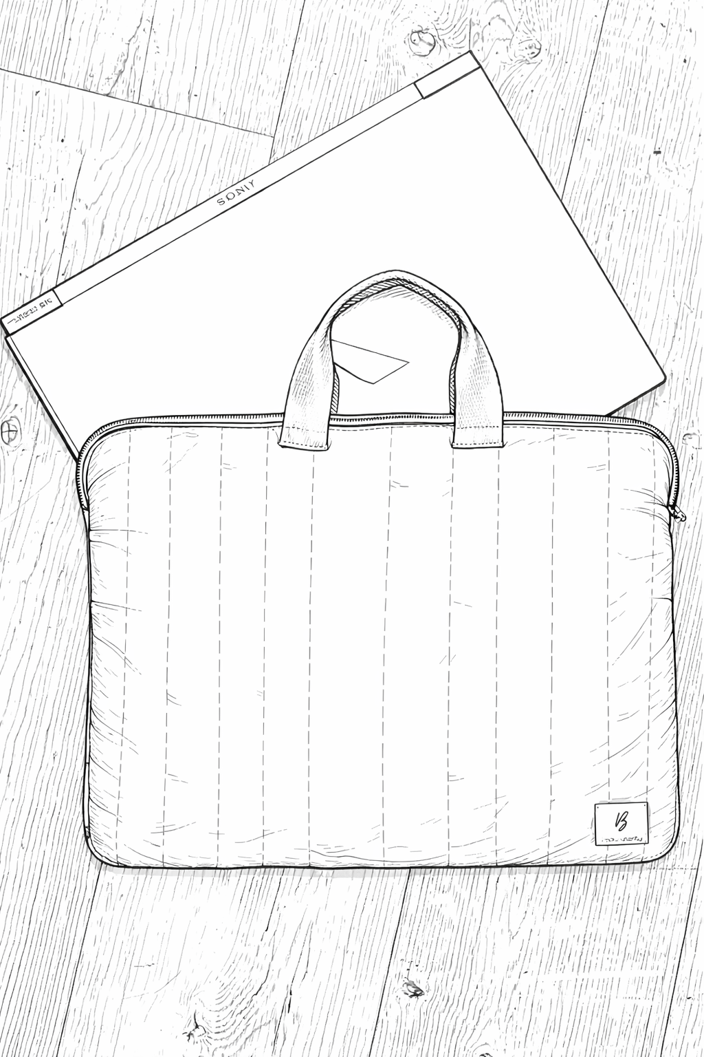 BisouProto Sacoche ordinateur SURPRISE