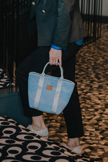sac à main bleu azur