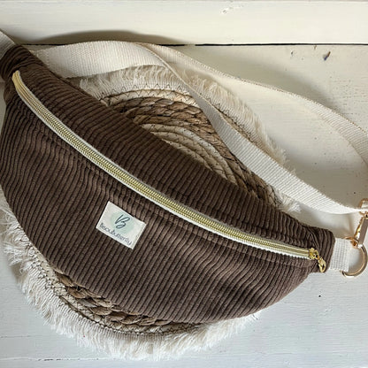 sac banane couleur chocolat