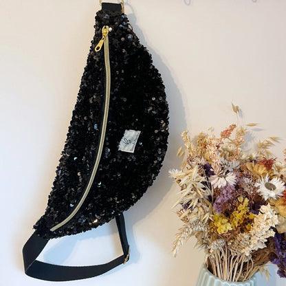 sac banane noir