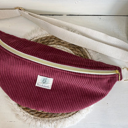 sac banane femme rose foncé